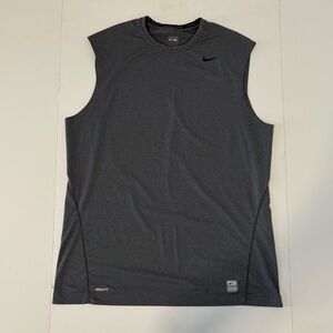 NikeFit Pro Men's Dark Gray Muscle Tee XL